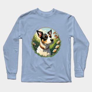 Jack Russell Terrier Garden Long Sleeve T-Shirt